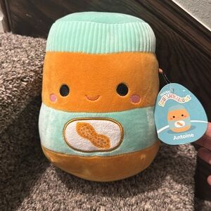 BNWT Squishmallows Peanut Butter Jar 9"